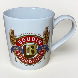 Boudin Sour Dough Advertising, Collector Mug Cup, "Fresh Everyday" French Bread